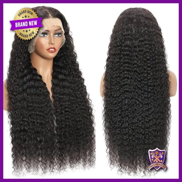 13x6 Deep Wave Lace Front Wig, 200% Density Human Hair, Glueless Pre-Plucked main image 5